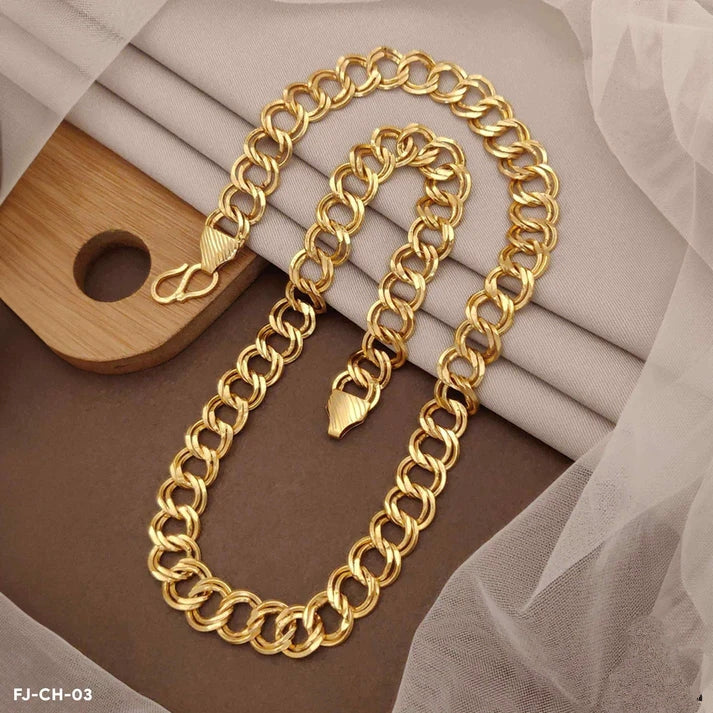 Classical Gold Finish Kadi Chain for Men (CH-03)