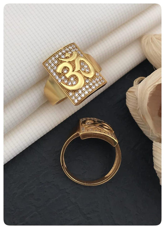 Om -Ring Diamonds For Men