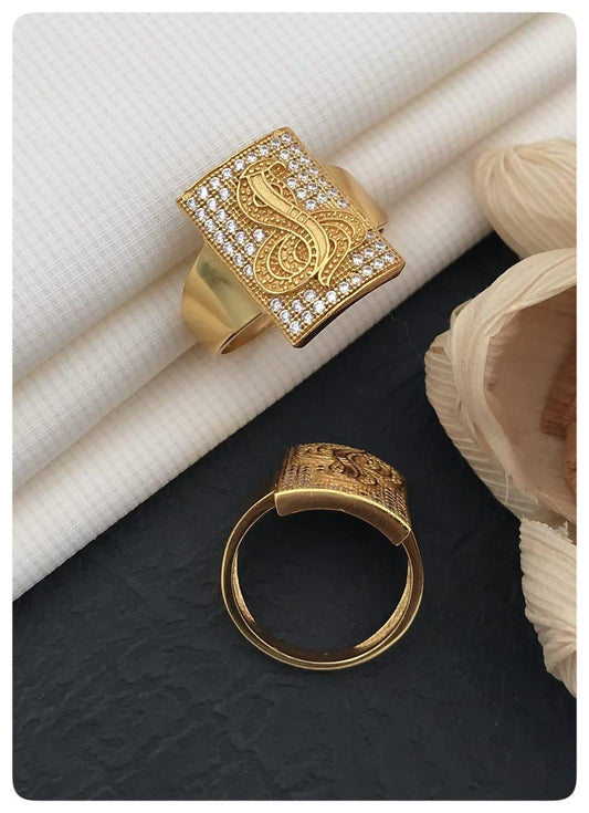 Goga  (Naag Devta) Ring Diamonds For Men