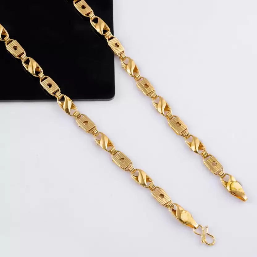 European Luxury Men Women Solid 18K Gold Chain Necklace Bride Wedding Engagement Jewelry (16-30 Inches)